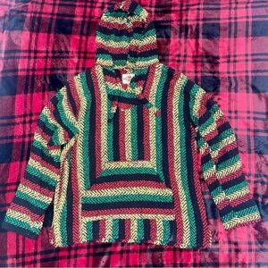 Multicolor Woven Hoodie